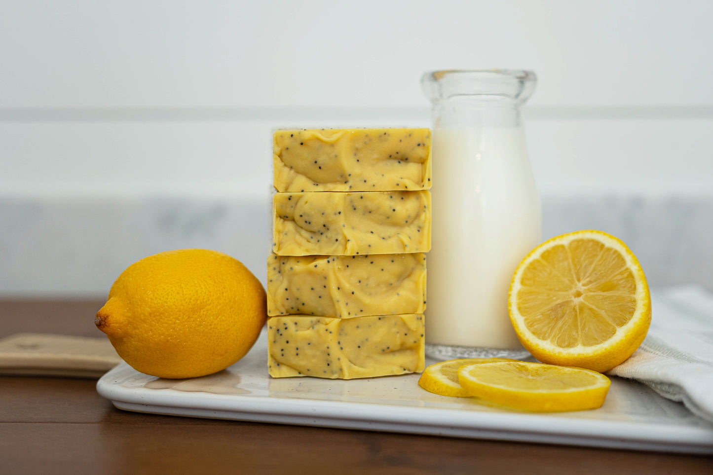 Farmhouse Lemon Poppy Seed Soap