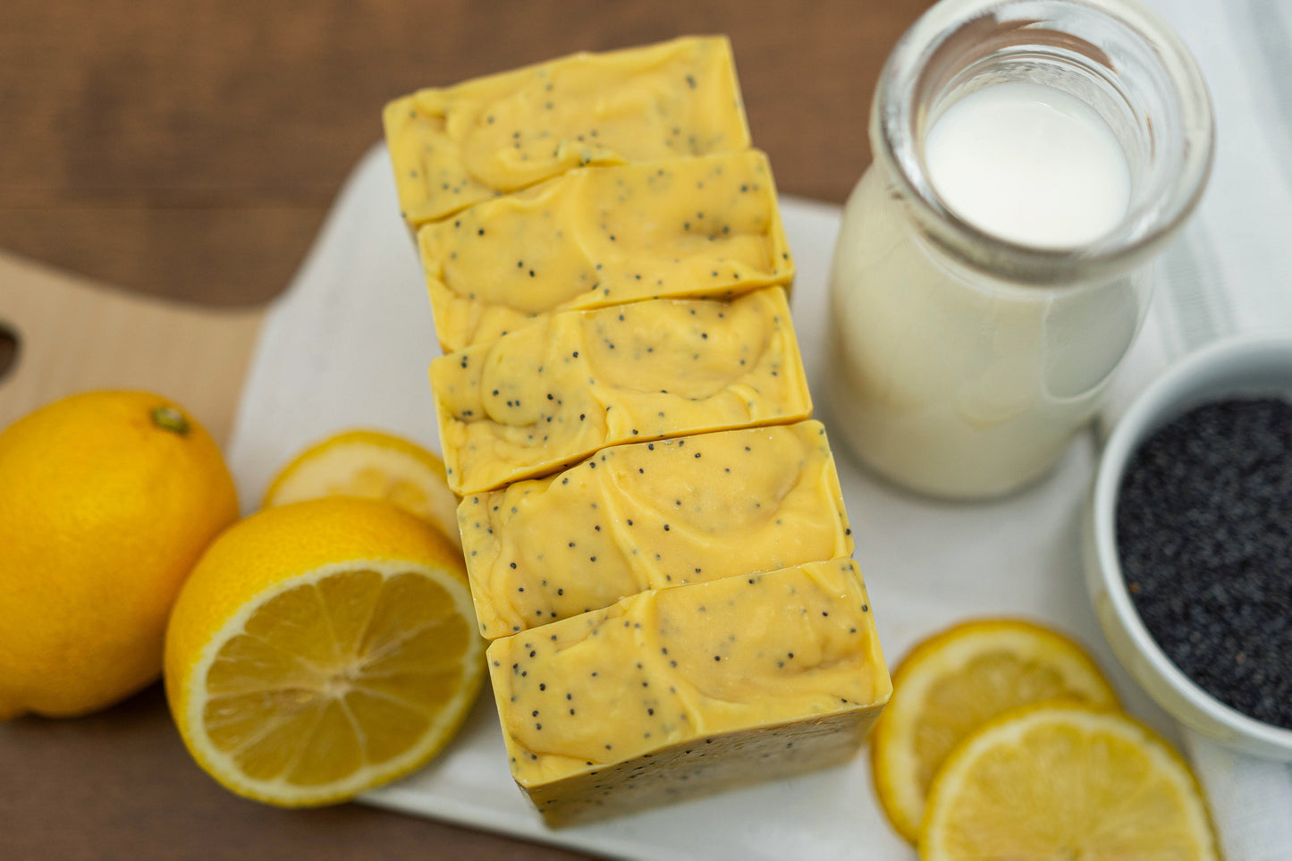 Farmhouse Lemon Poppy Seed Soap