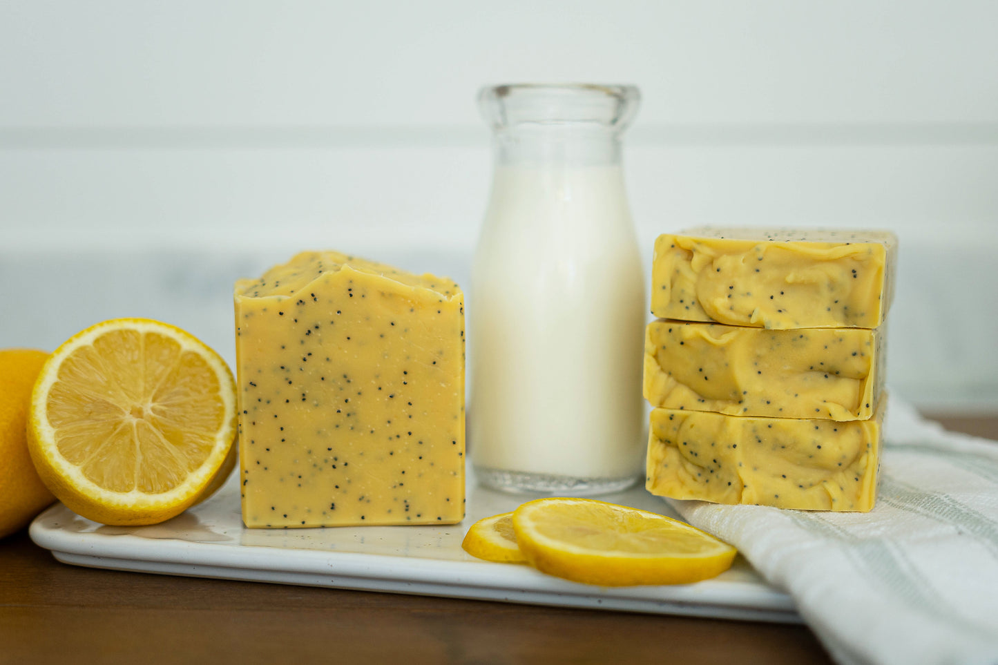 Farmhouse Lemon Poppy Seed Soap