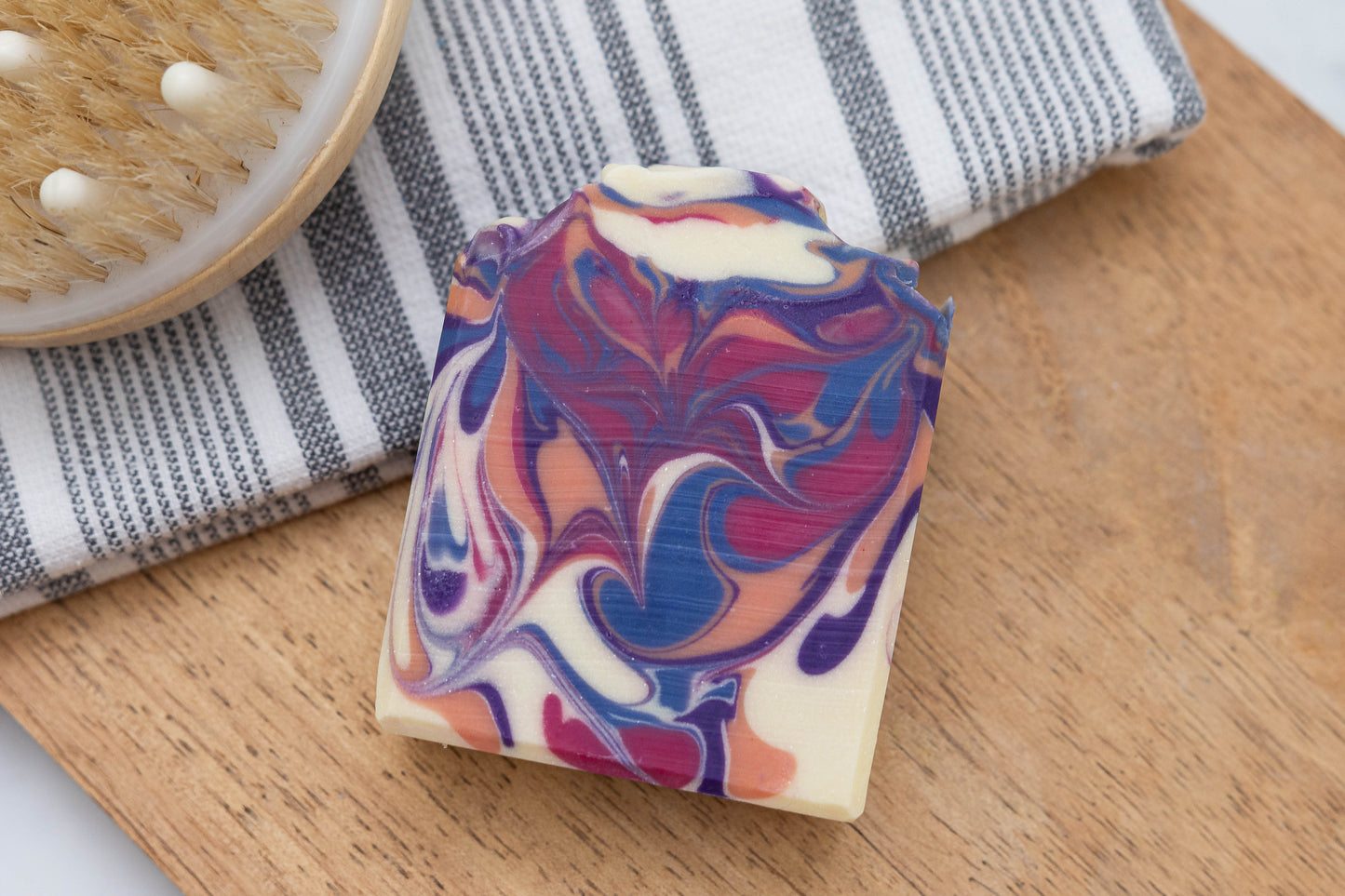 Black Violet & Saffron Artisan Soap