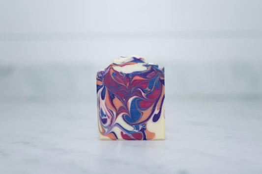 Black Violet & Saffron Artisan Soap