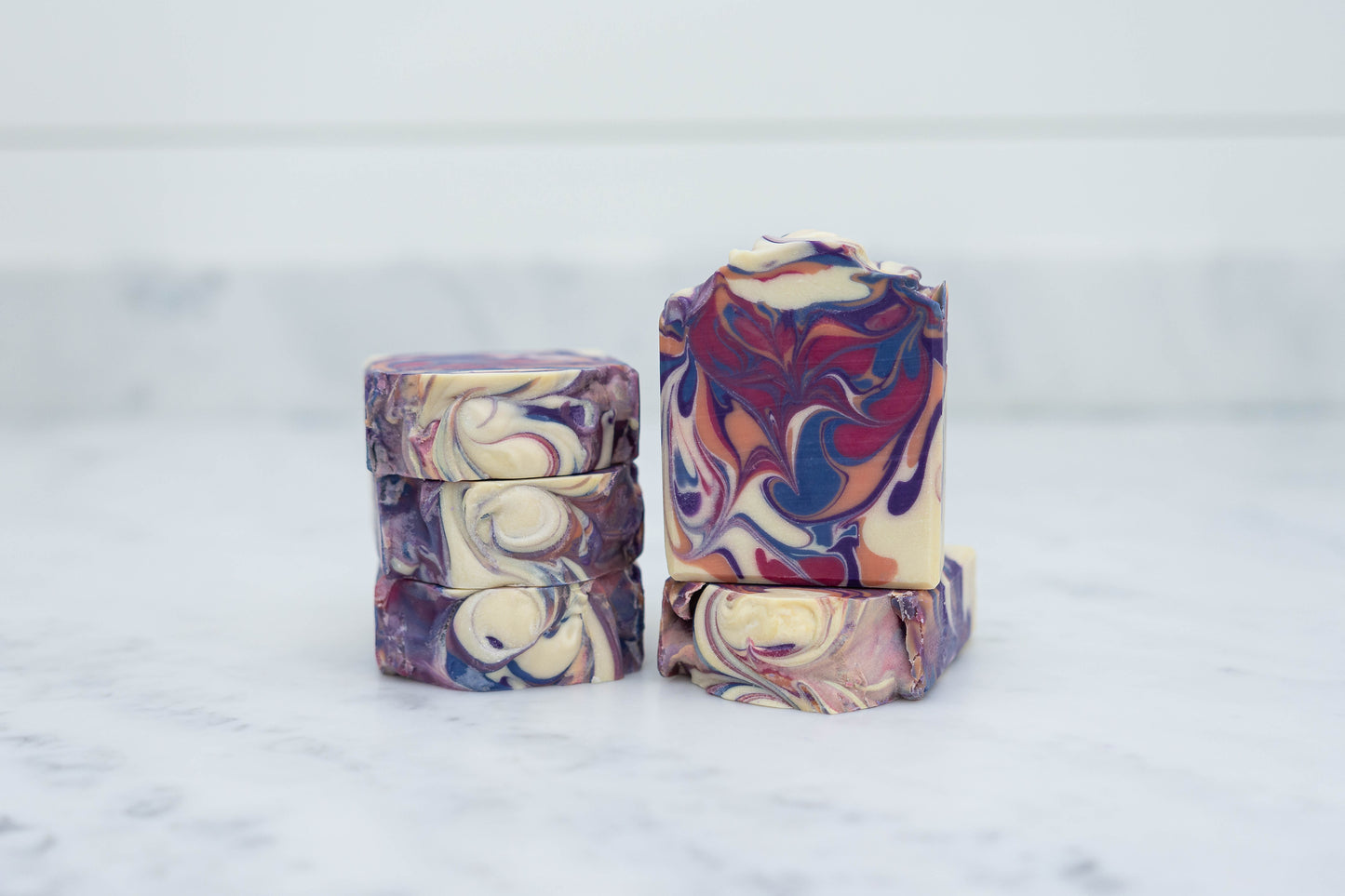 Black Violet & Saffron Artisan Soap