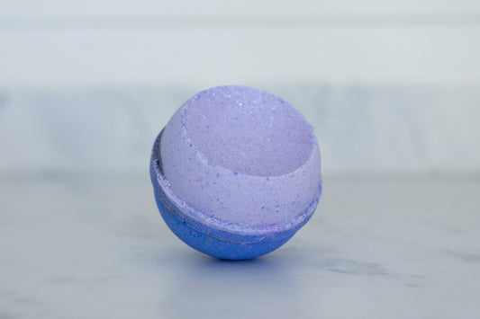 Black Violet & Saffron Bath Bomb