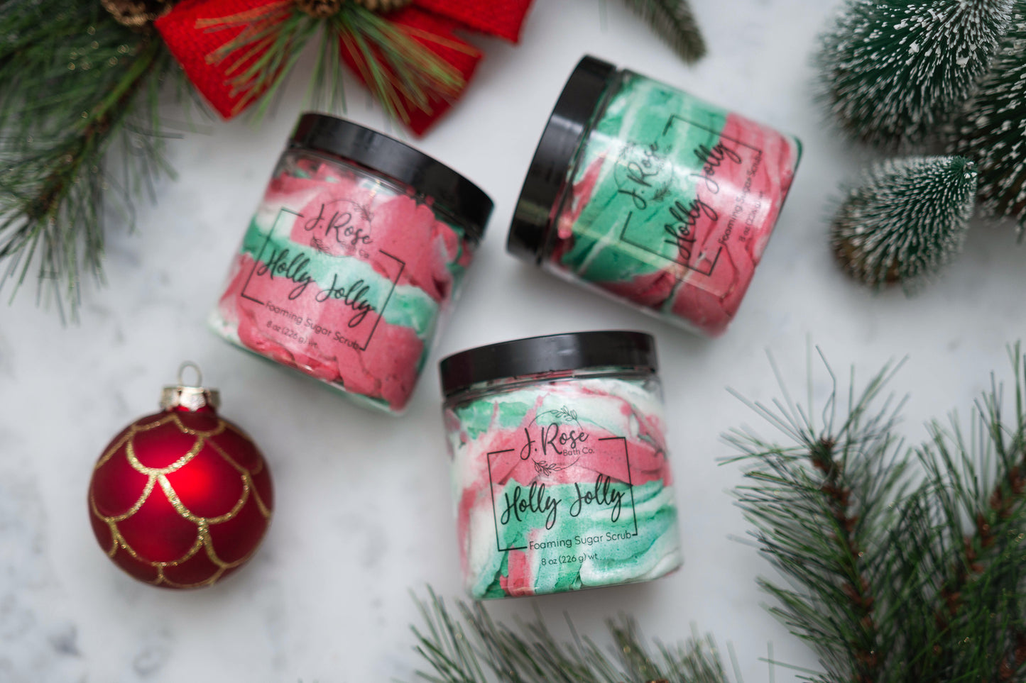 Holly Jolly Foaming Sugar Scrub