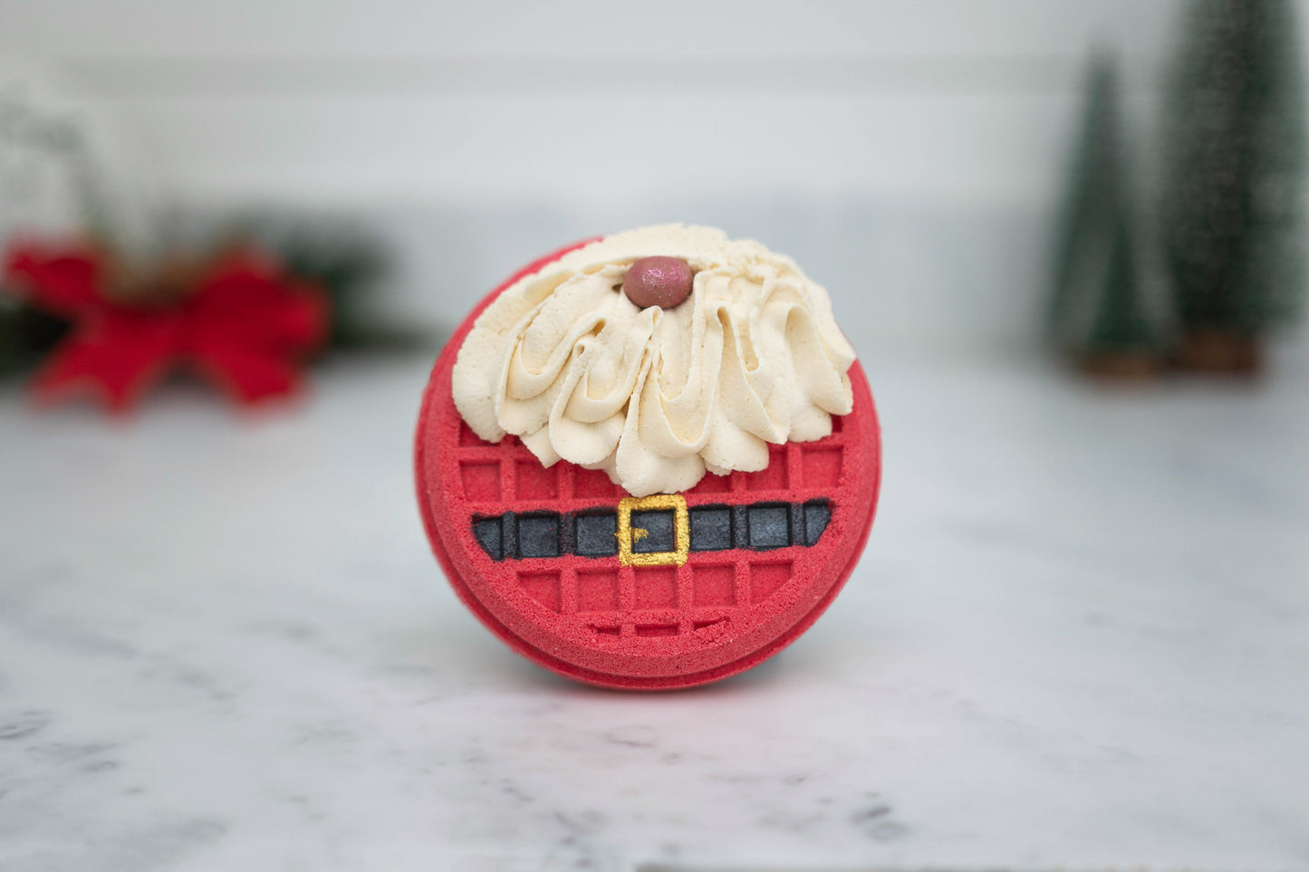 Santa Waffle Bath Treat