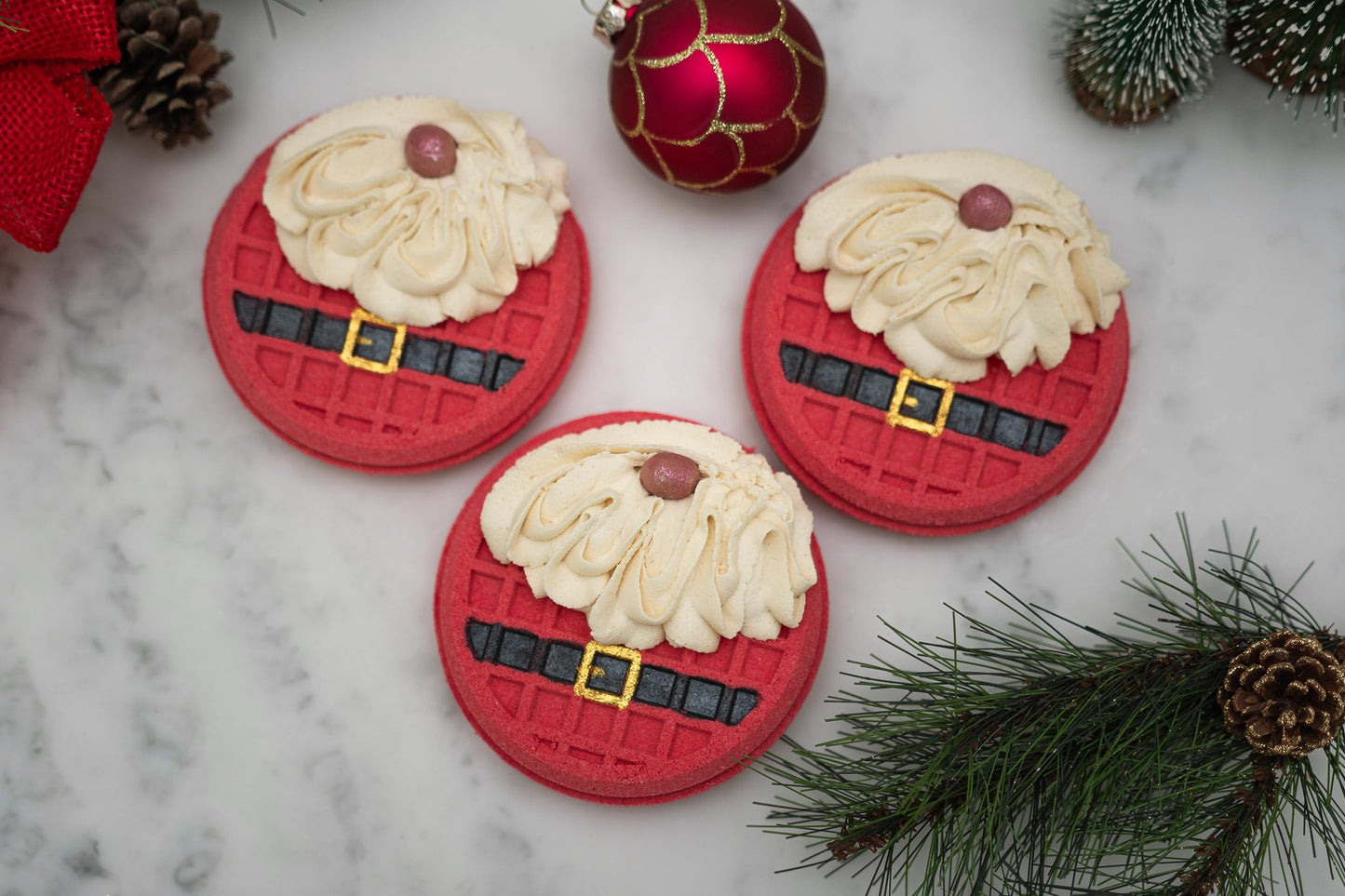 Santa Waffle Bath Treat