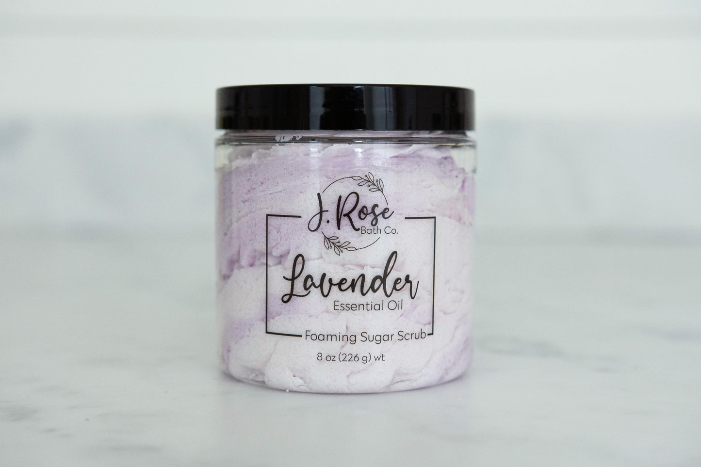 Lavender Essential Oil Foaming Sugar Scrub